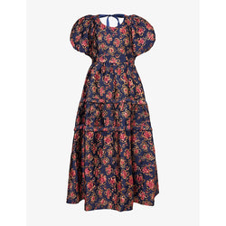 Womens Sister Jane Fable jacquard-floral woven midi dress