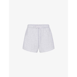 Skims Classic relaxed-fit high-rise cotton-jersey shorts