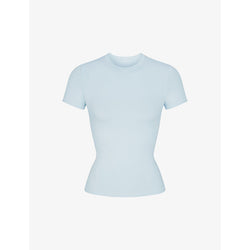 Skims Cotton Jersey round-neck stretch-cotton T-shirt