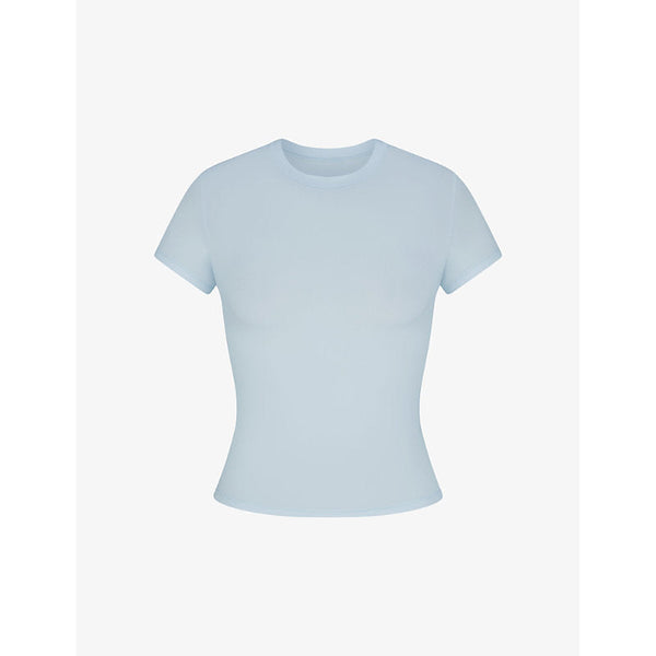 Womens Skims Fits Everybody round-neck stretch-woven T-shirt