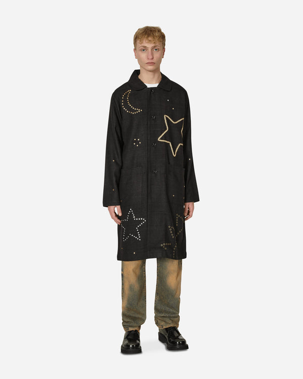 Sky High Farm Embroidered Constellation Coat Black