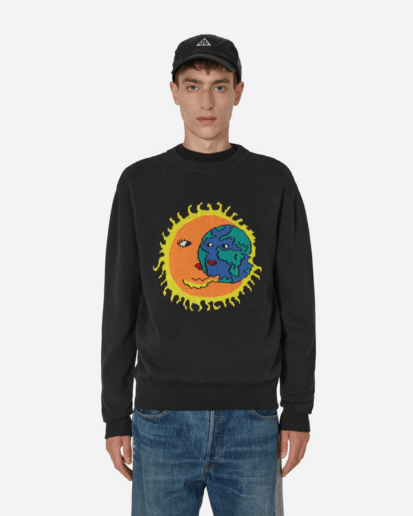 Sky High Farm Character Crewneck Sweater Black