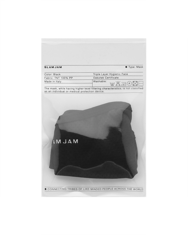 Slam Jam Logo Mask Black