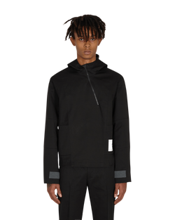 Slam Jam Diagonal Yuma Anorak Black