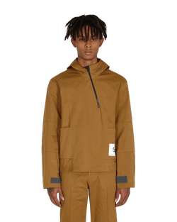 Slam Jam Diagonal Yuma Anorak Brown