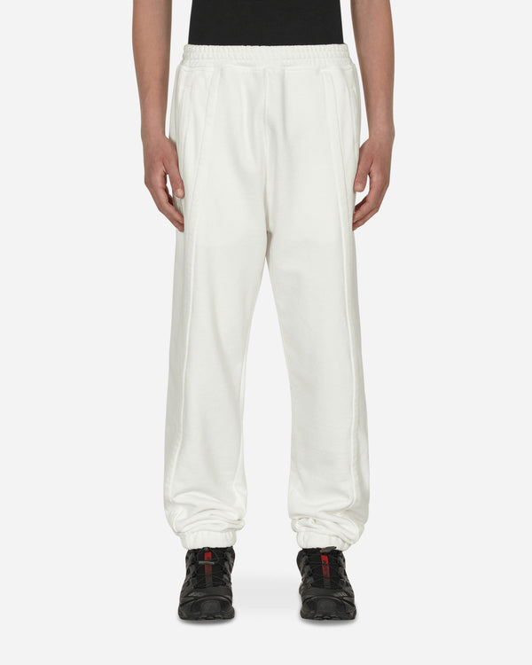 Slam Jam Panel Basic Sweatpants White