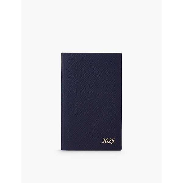 Smythson 2025 Panama leather Weekly diary with pocket 9cm x 14cm