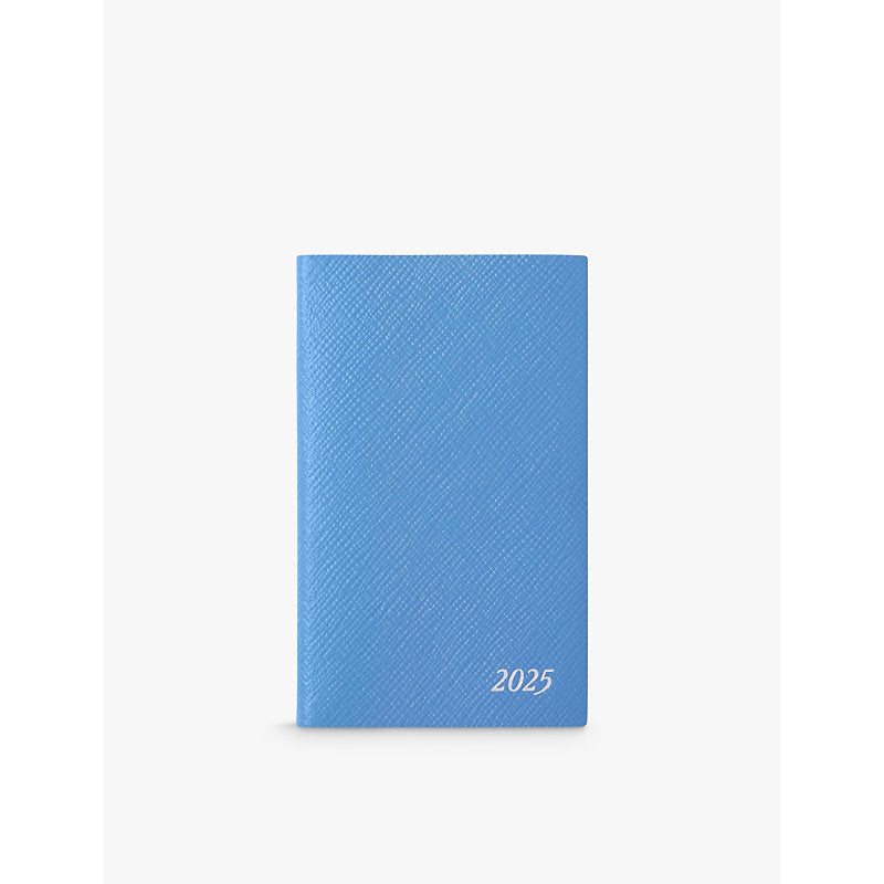 Smythson 2025 Panama leather Weekly diary with pocket 9cm x 14cm