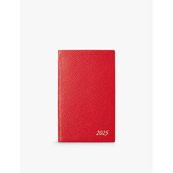 Smythson 2025 Panama leather Weekly diary with pocket 9cm x 14cm