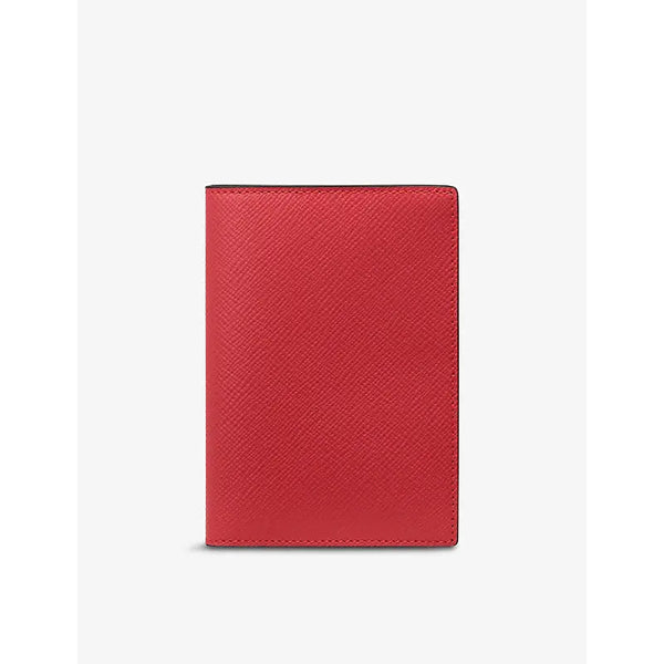 Smythson Panama cross-grain leather passport cover | Smythson