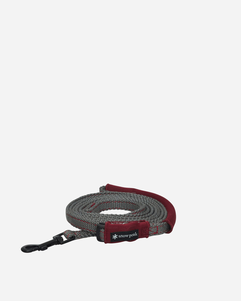 Snow Peak Soft Dog Lead XS Grey