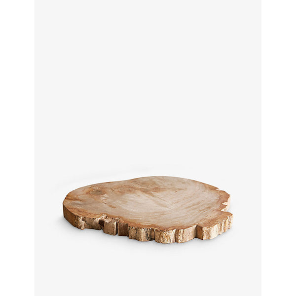 Soho Home Balfern petrified-wood serving board 32cm | LYBSTORE