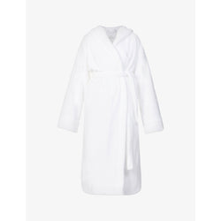 Womens Soho Home Logo-embroidered recycled-polyester house robe