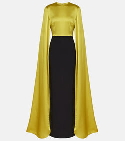 Solace London Adley crêpe gown