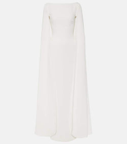 Solace London Bridal Sadie crêpe gown