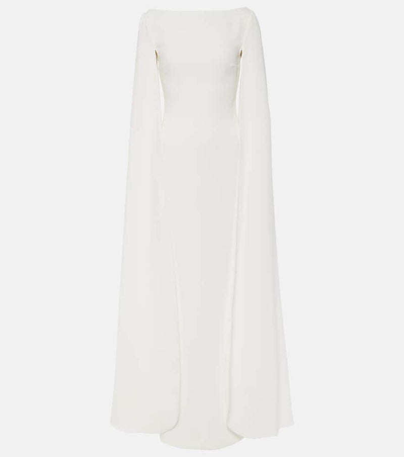 Solace London Bridal Sadie crêpe gown