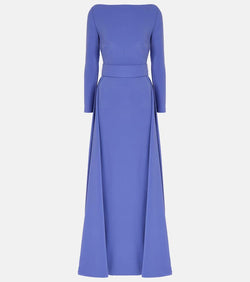 Solace London Shayla crêpe gown