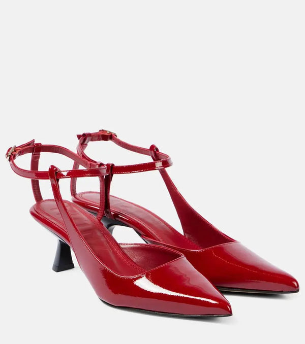 Souliers Martinez Camelia patent leather pumps | LYBSTORE