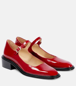 Souliers Martinez Penelope leather Mary Jane pumps | LYBSTORE