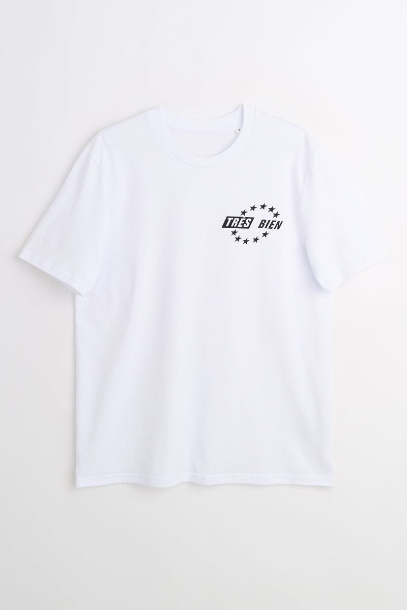 TRÈS BIEN Sport Logo Tee White