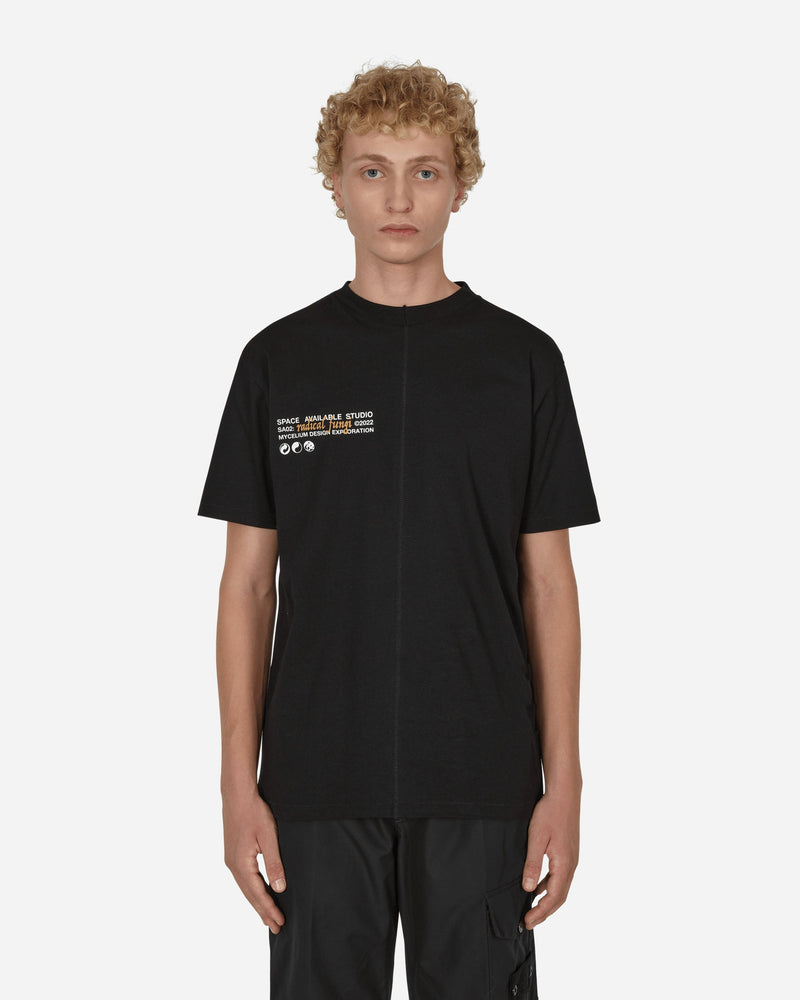 Space Available Upcycled Case Study T-Shirt Black