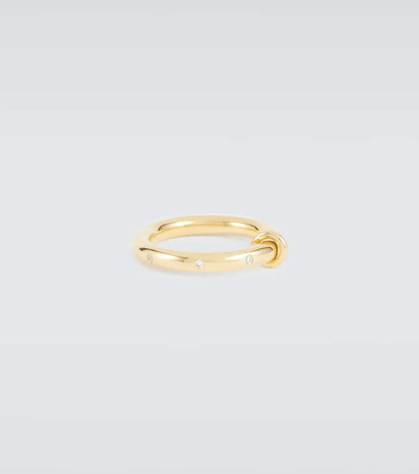 Spinelli Kilcollin Ovio 18kt gold ring with diamonds