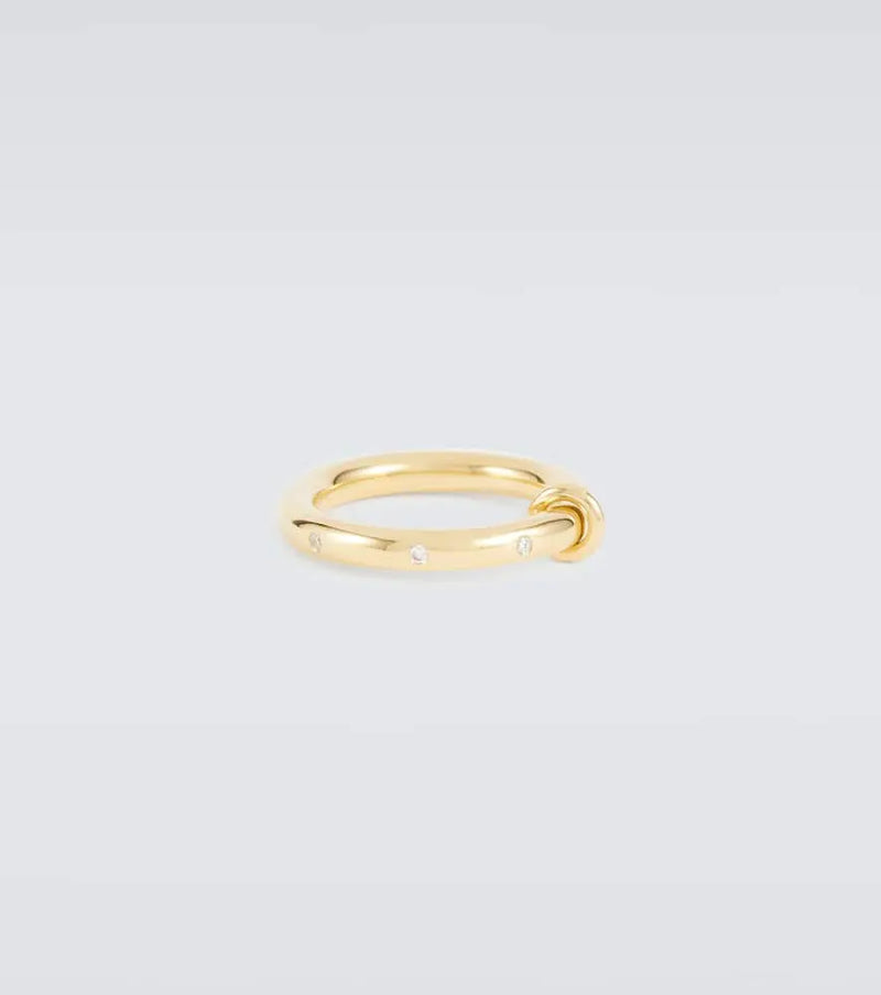 Spinelli Kilcollin Ovio 18kt gold ring with diamonds