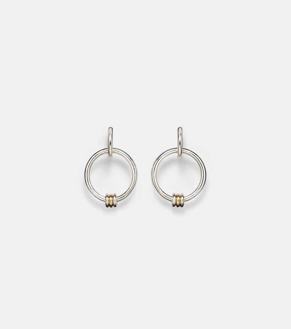 Spinelli Kilcollin Sirius Versa sterling silver and 18kt gold hoop earrings