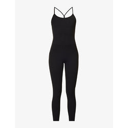 Splits59 Airweight scoop-neck stretch-woven jumpsuit