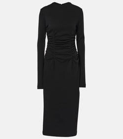 Sportmax Acline wool and cotton-blend maxi dress