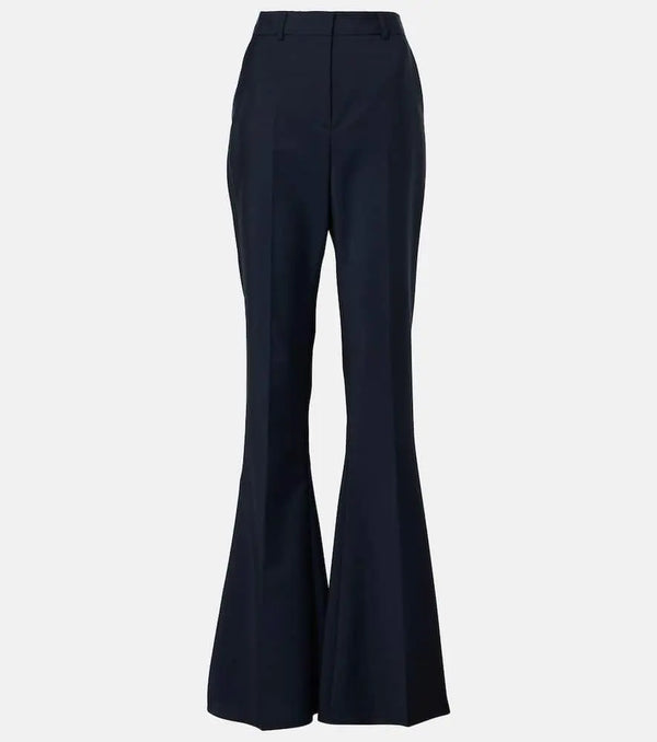 Sportmax Aeroso1234 wool-blend flared pants | LYBSTORE