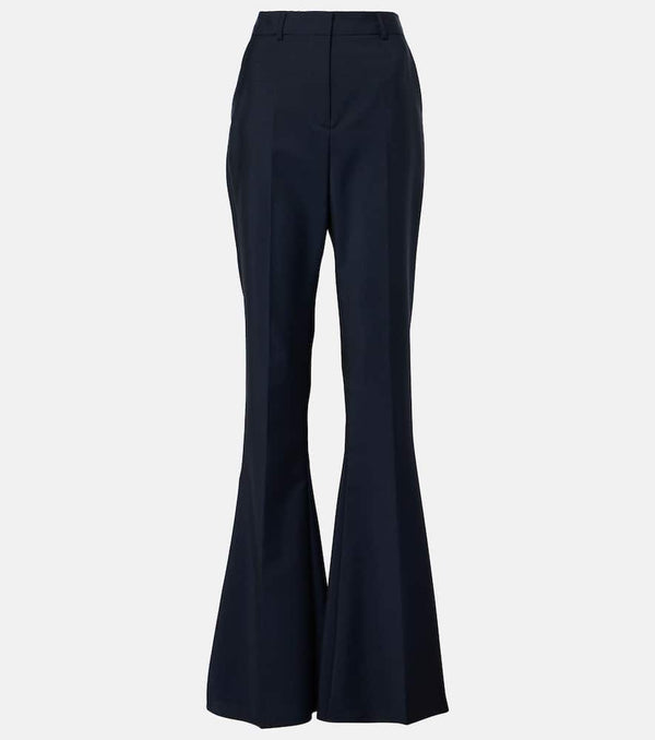 Sportmax Aeroso1234 wool-blend flared pants