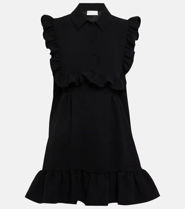 Sportmax Ferito ruffle-trimmed minidress | LYBSTORE