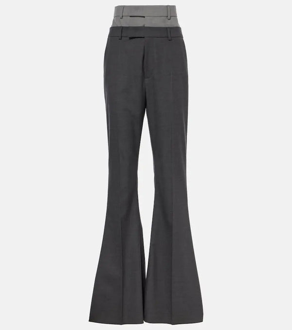 Sportmax Lince wool flared pants | LYBSTORE