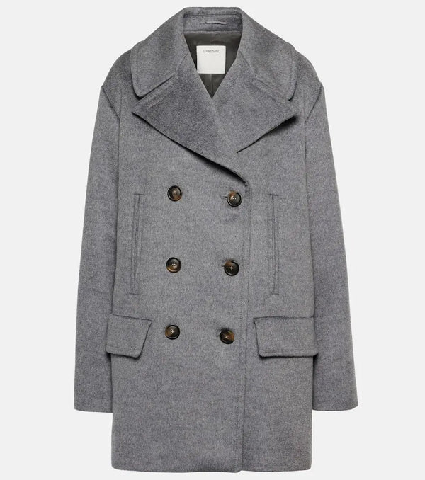 Sportmax Martora oversized virgin wool peacoat | LYBSTORE