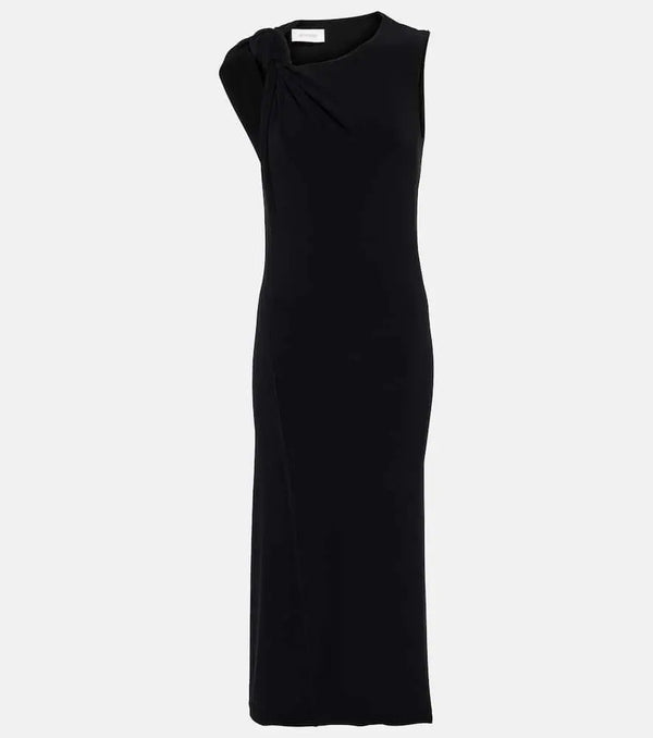 Sportmax Nuble asymmetric jersey midi dress | LYBSTORE