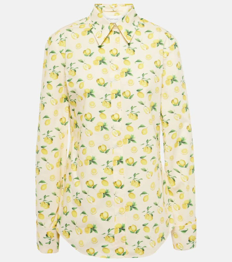 Sportmax Riva printed cotton shirt