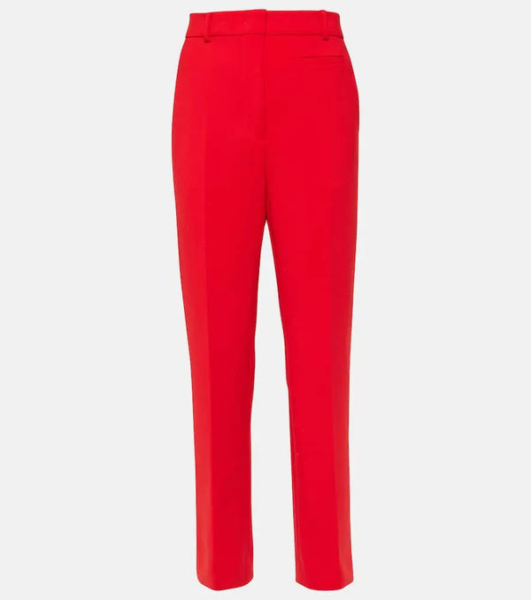 Sportmax Roagna high-rise wool-blend straight pants | LYBSTORE