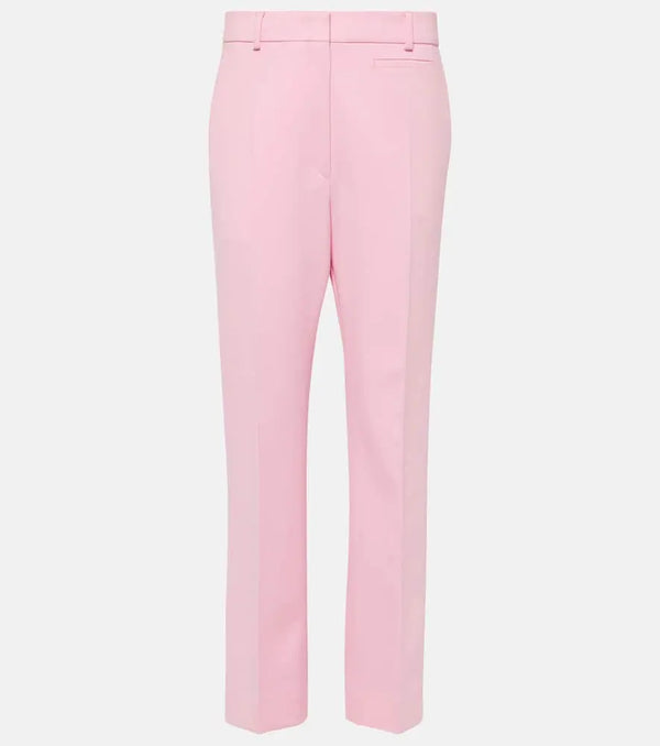 Sportmax Romagna high-rise wool-blend straight pants | LYBSTORE