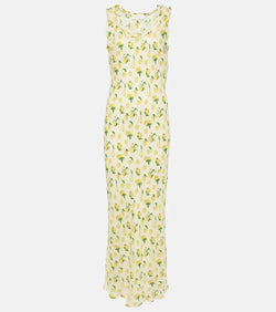 Sportmax Tonale printed silk maxi dress