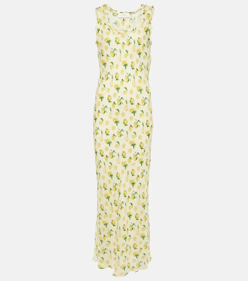 Sportmax Tonale printed silk maxi dress