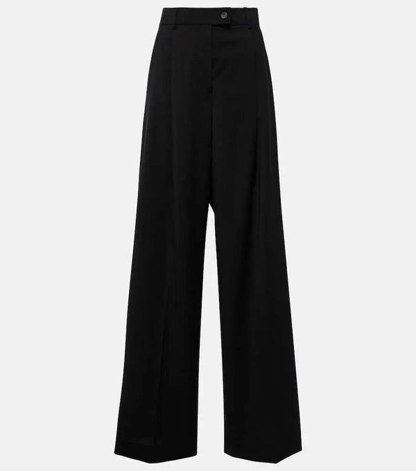 Sportmax Vela virgin wool wide-leg pants