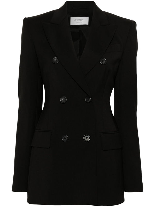 Sportmax Wool Double Breasted Jacket