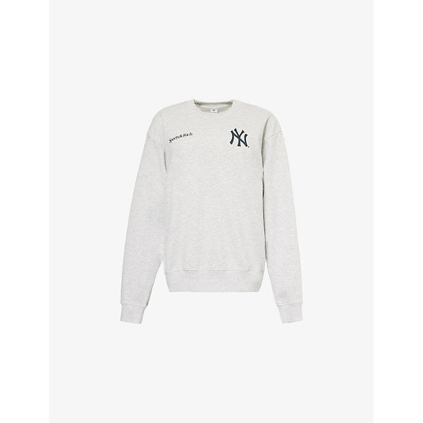 Womens Sporty & Rich for '47 x The New York Yankees brand-print cotton-jersey blend sweatshirt