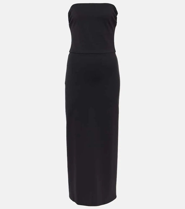 Staud Cortona strapless midi dress | LYBSTORE