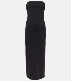 Staud Cortona strapless midi dress