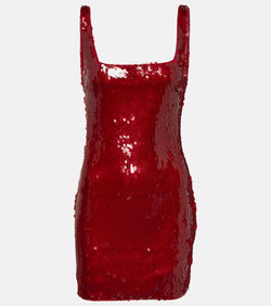 Staud Eclipse sequined minidress