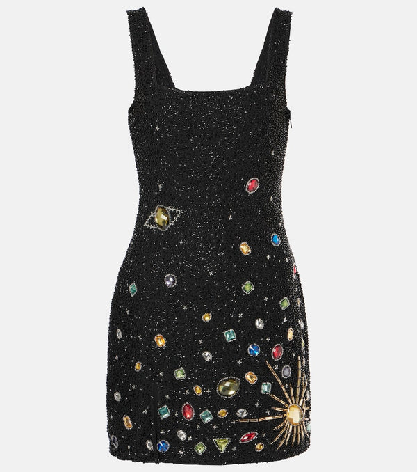 Staud Le Sable rhinestone-embellished minidress