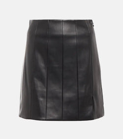 Staud Wells faux leather miniskirt