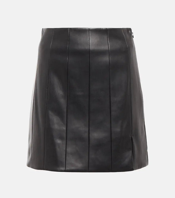 Staud Wells faux leather miniskirt